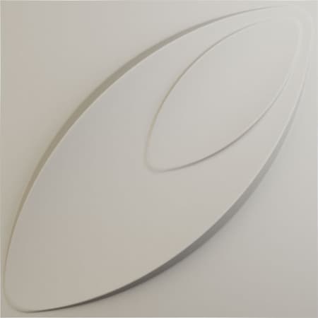 Ekena Millwork 19 5/8in. W x 19 5/8in. H Iris EnduraWall Decorative 3D Wall Panel Covers 2.67 Sq. Ft. WP20X20IRGBW